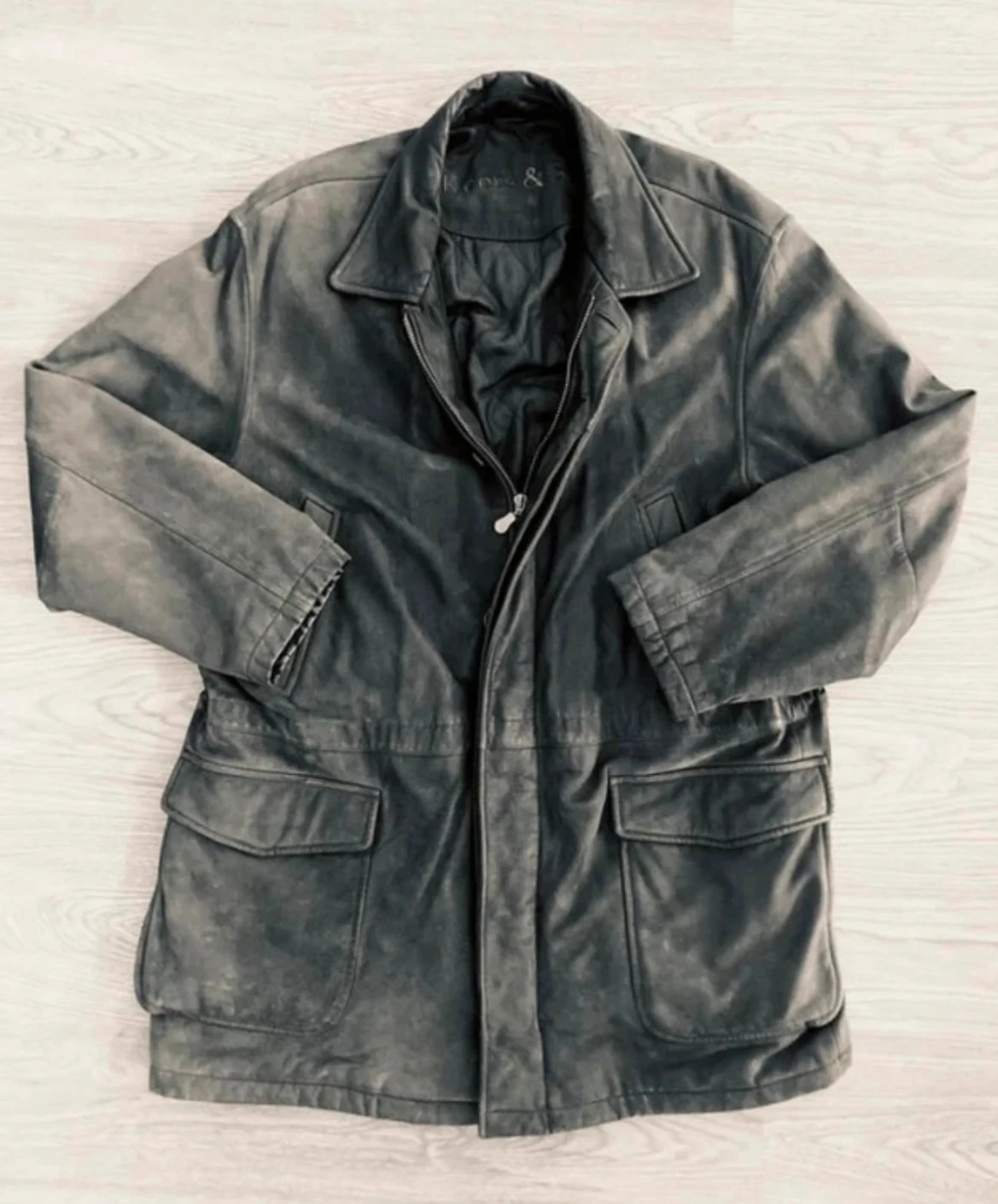 Parka cuir homme Koor’s & Son XL.